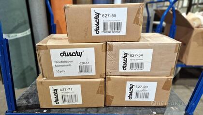 Ca: 50st duschdraperier (Blandade motiv)