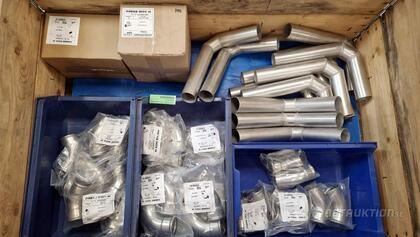 VVS RF. - T-koppling, T-pipe, skjutmuff, mm.