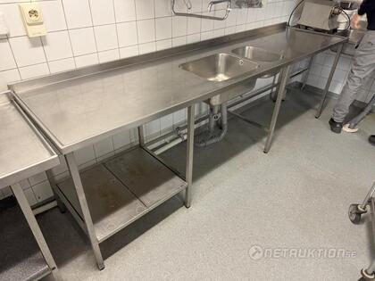 Diskbänk, 89x280x70cm