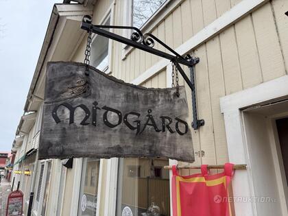 Väggskylt Midgård, mm