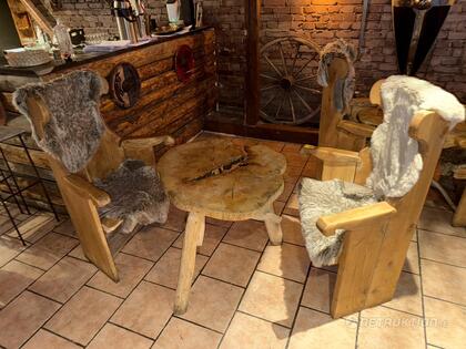 Bord & stolar, träsrustikt  (7)