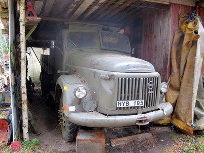 Militärlastbil, volvo viking 1959 (HYB 195)