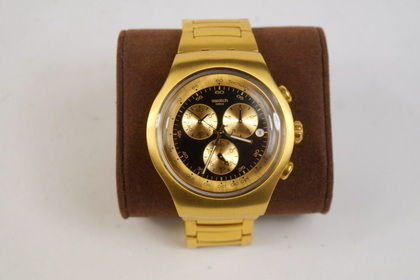 Armbandsur Swatch Golden Block Black (Herr)