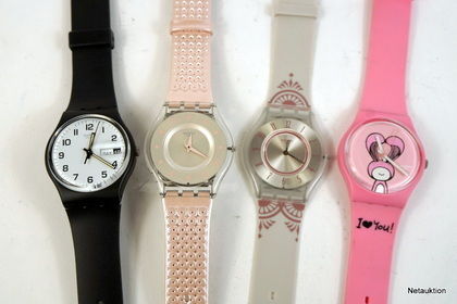 4st armbandsur, Swatch (Dam)