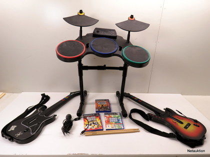 Guitar Hero instrument & spel (PS2)