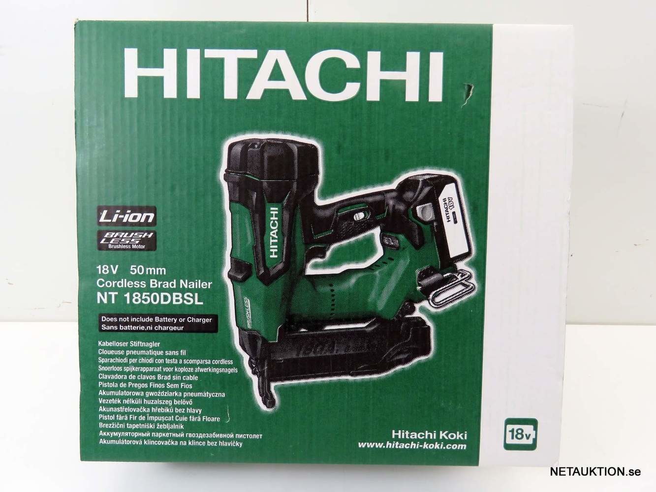 Netauktion Dyckertverktyg NT1850DBSL 18V Hitachi naken