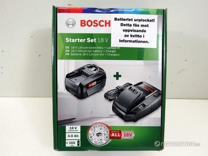 Startsats 18V (1x4,0Ah + AL 1815 CV) - Bosch