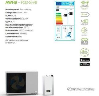 Luft Vatten Värmepump 9 kw - Energy Save Luft Vatten Värmepump 9 kw - Energy Save