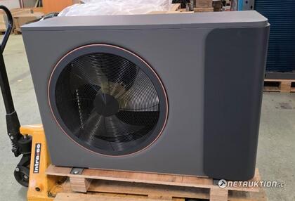 Luft/Vatten värmepump 9kw R32 Monoblock