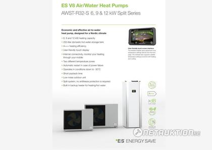 Luft/Vatten värmepump 20kw split