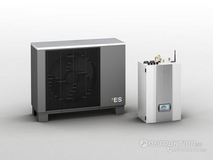 Luft/Vatten värmepump 6kw Split med Hydrobox