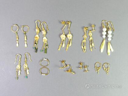 Örhängen i silver, 10 st Örhängen i silver, 10 st