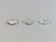 Ringar i silver 9st, strl 65