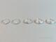 Ringar i silver, 9st