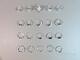Ringar i silver, 9st