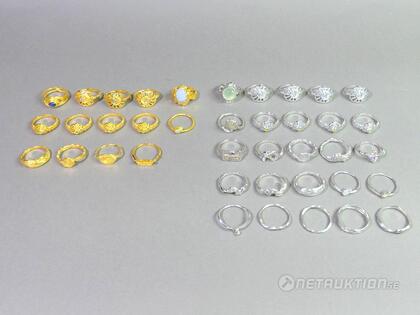 Ringar i silver, 20st