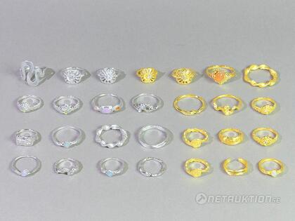 Ringar i silver, 28st Ringar i silver, 28st