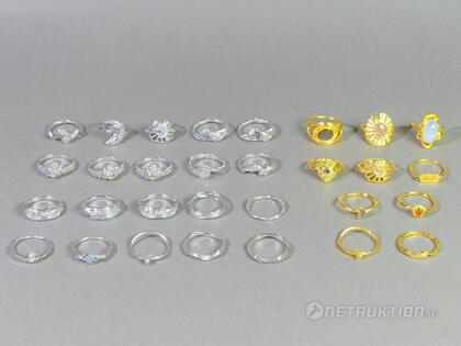 Ringar i silver, 30st Ringar i silver, 30st