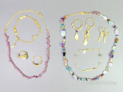 blandade smycken i silver, 8st blandade smycken i silver, 8st