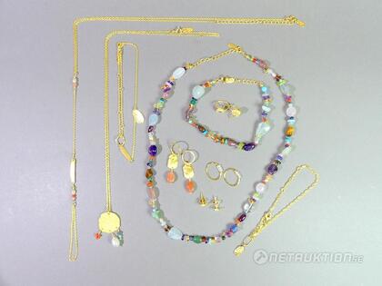 blandade smycken i silver, 8st blandade smycken i silver, 8st