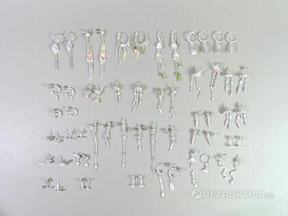 Örhängen i silver, 29st Örhängen i silver, 29st