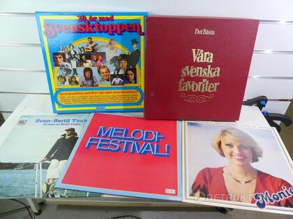 LP-skivor, mest Country