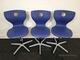Stolar Panton, blå, 3st