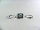 Ringar i silver 12st, strl 49