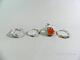 Ringar i silver 10st, strl 53