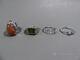 Ringar i silver 10st, strl 54