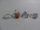 Ringar i silver 10st, strl 54