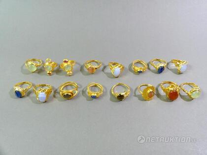 Ringar i silver, 16 st Ringar i silver, 16 st