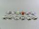 Ringar i silver, 16 st