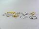 Ringar i silver, 12 st