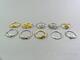 Ringar i silver, 12 st