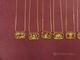 Halsband i silver, 9 st