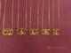 Halsband i silver, 9 st