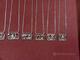 Halsband i silver, 10 st