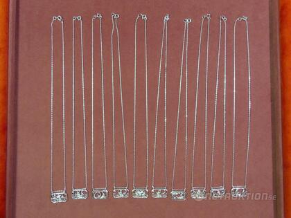 Halsband i silver, 11 st Halsband i silver, 11 st