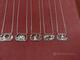 Halsband i silver, 10 st