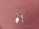 Blandade smycken i silver, 6st