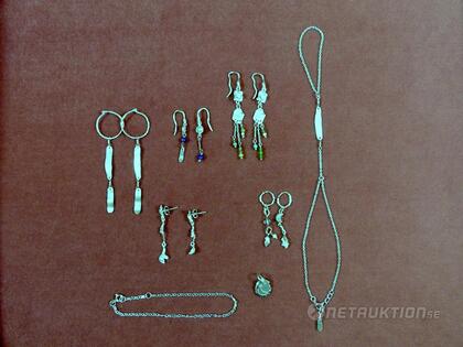 Blandade smycken i silver, 8st Blandade smycken i silver, 8st