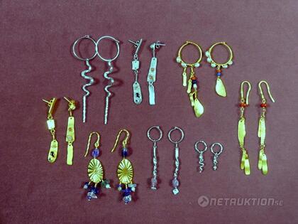 Örhängen i silver, 8 st Örhängen i silver, 8 st