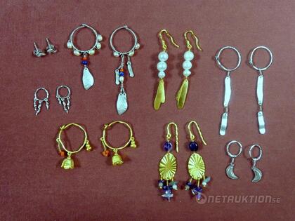 Örhängen i silver, 8 st Örhängen i silver, 8 st