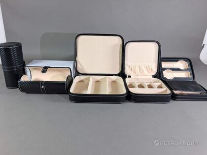 Smyckeskrin, klockförvaring mm Smyckeskrin, klockförvaring mm