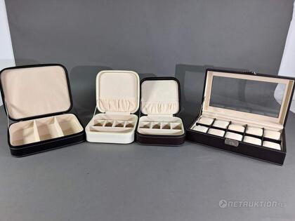 Smyckeskrin, klockförvaring mm Smyckeskrin, klockförvaring mm