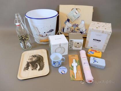 Mumin produkter mm,12 delar