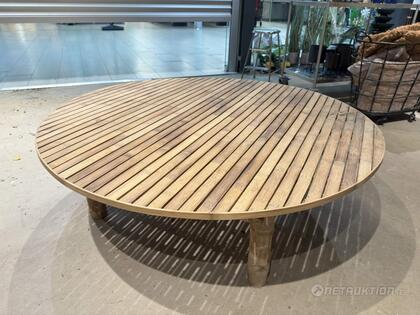 Runt bord, bambu  140cm