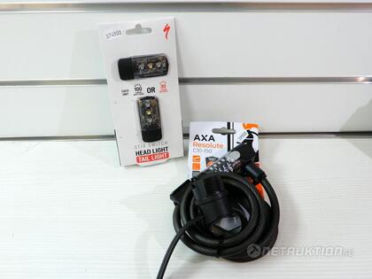 Cykelbelysning och lås, 2 delar