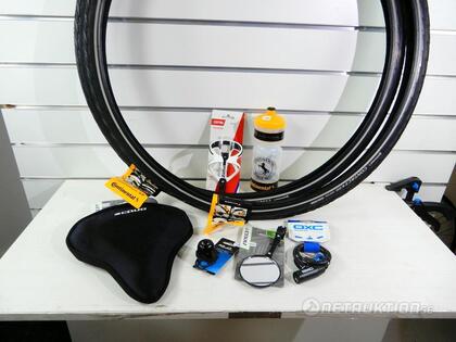 Continental cykeldäck 28", lås mm, 8 delar